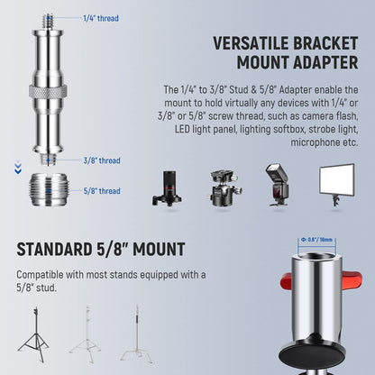 Neewer UA020 Heavy Duty Light Stand Adapter