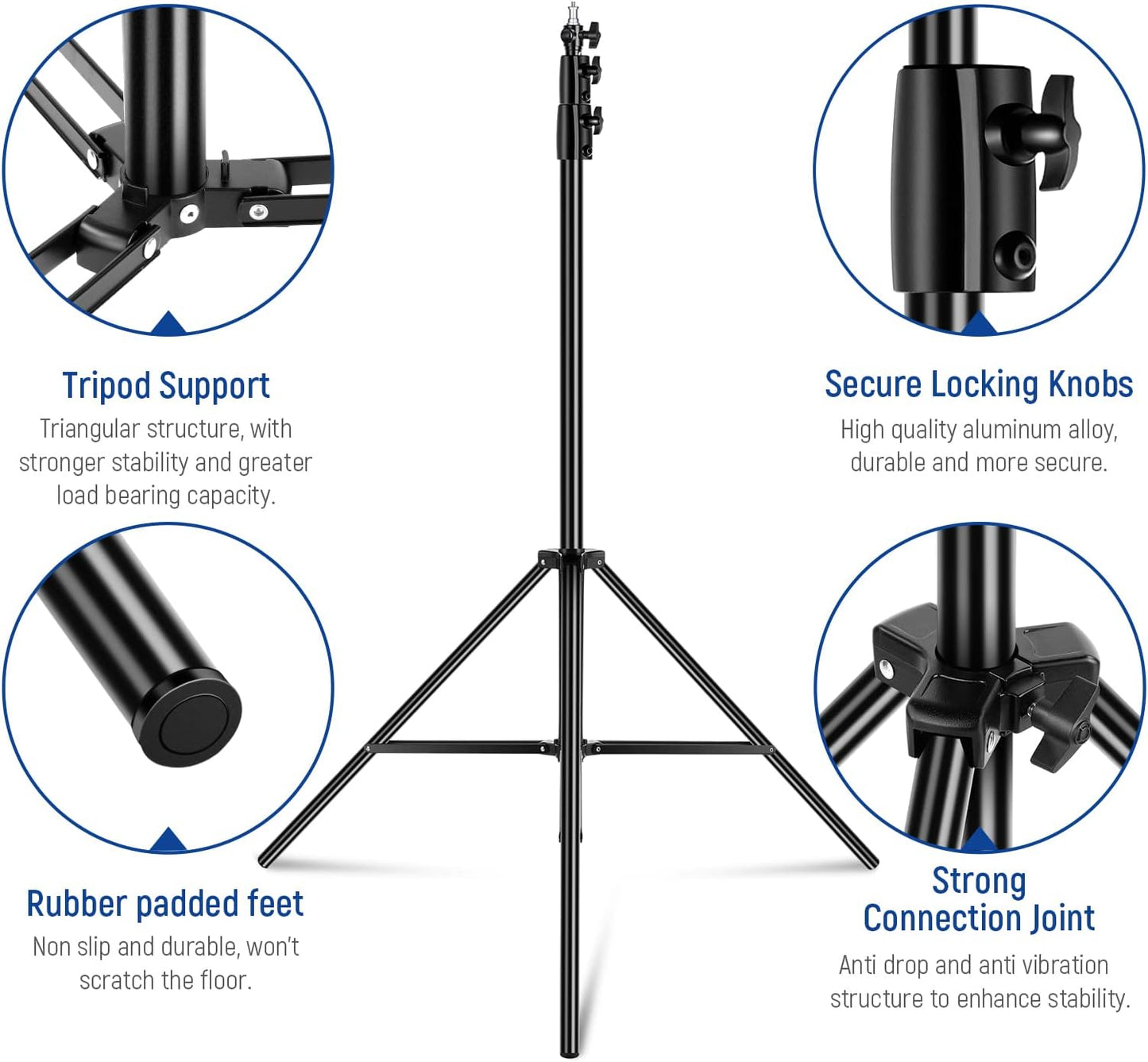 Neewer ST-280AC 9.2ft Air Cushioned Heavy Duty Light Stand
