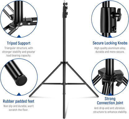 Neewer ST-280AC 9.2ft Air Cushioned Heavy Duty Light Stand