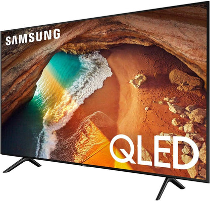 Samsung QN82Q60RA 82" 4K QLED TV Bundle (Renewed)