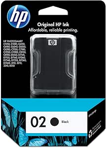 HP 02 Black Ink Cartridge C8721WN