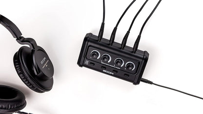 Zoom ZHA-4 Handy 4-Channel Headphone Amplifier