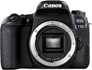 Canon EOS 77D BODY Digital SLR Camera (Renewed)