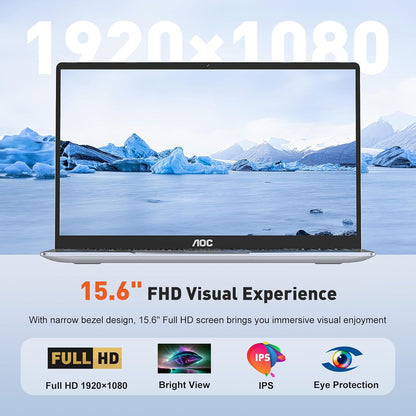 AOC AX15 15.6" FHD Laptop - 16GB 512GB SSD