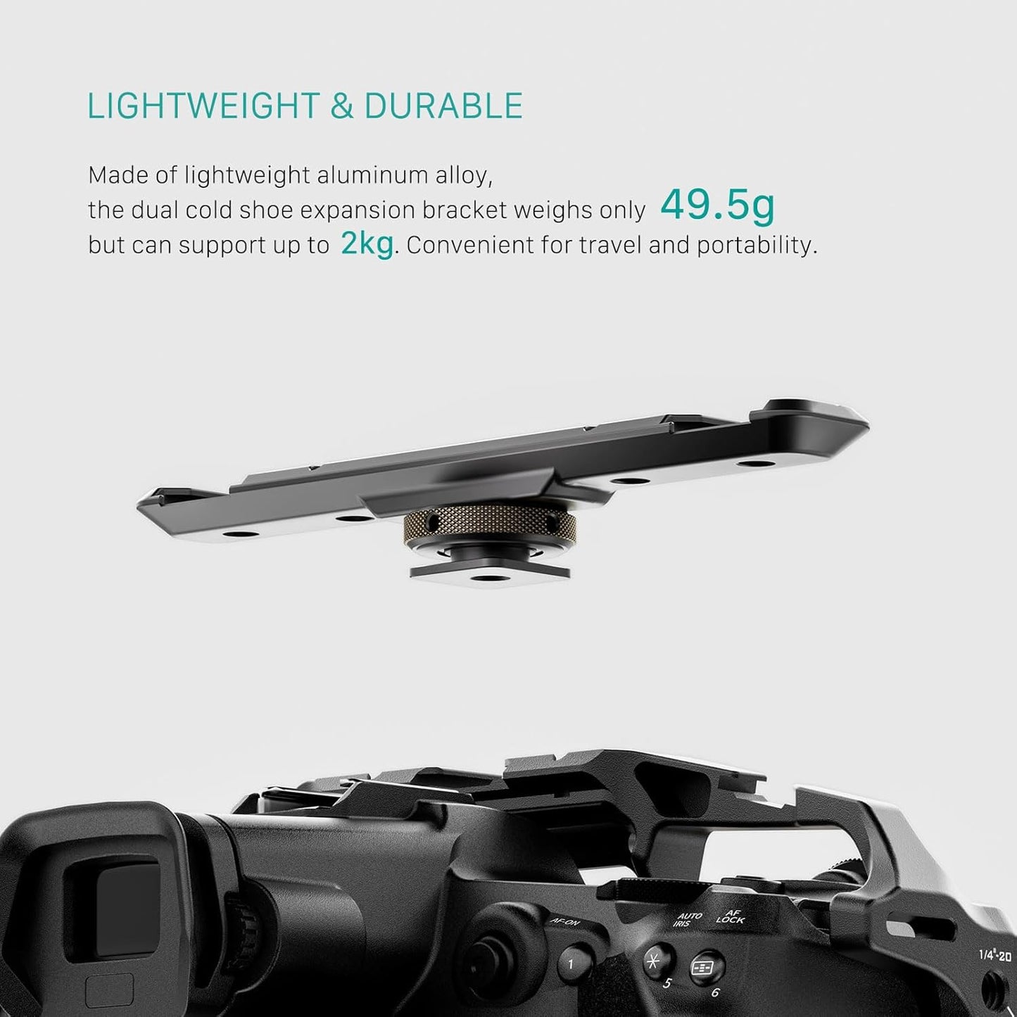 Tilta TA-CEB-B Cold Shoe Expanded Bracket Black Universal