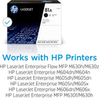 HP CF281A 81A Black LaserJet Toner Cartridge