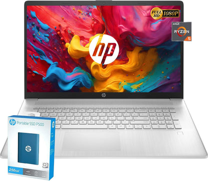 HP Laptop, 17", Ryzen 5, 32GB, 1TB SSD, Windows 11 Pro