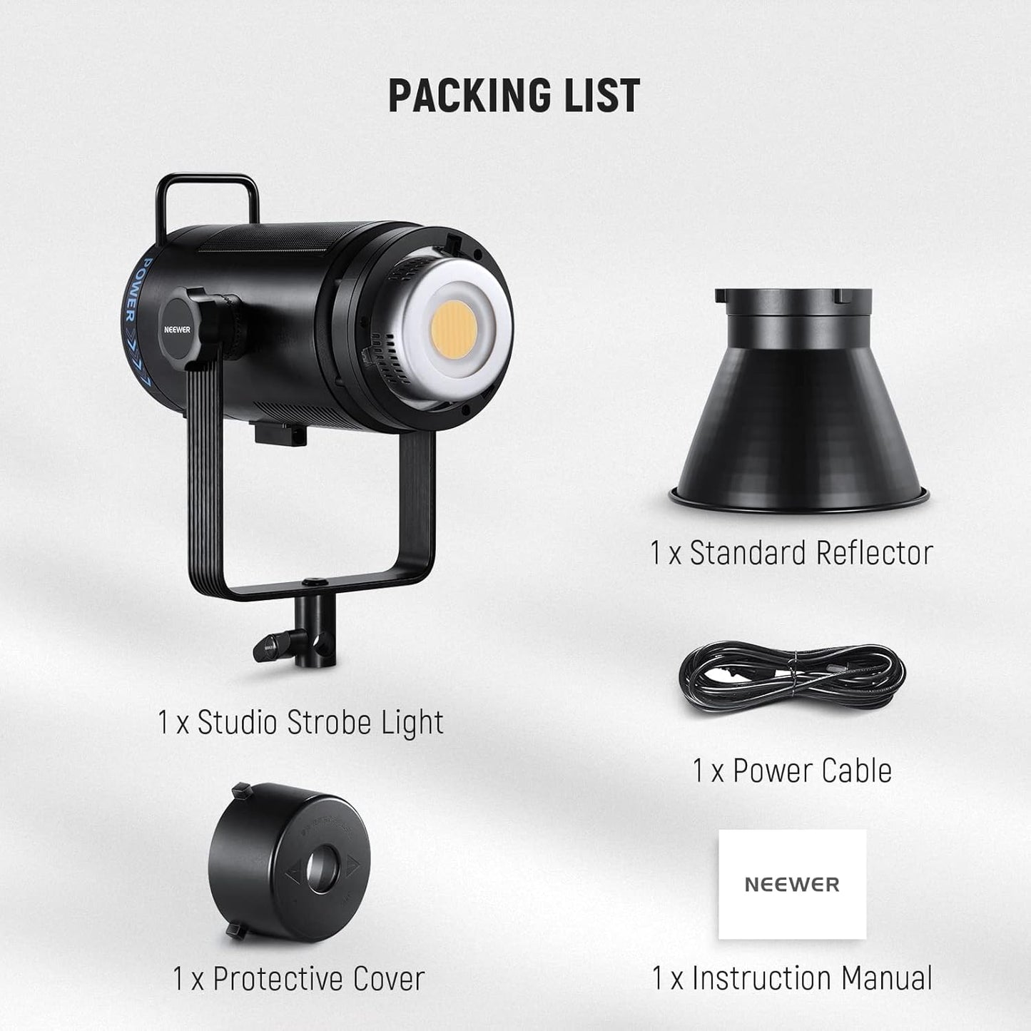 Neewer CB200B 210W LED Video Light Bi-Color 2700K-6500K
