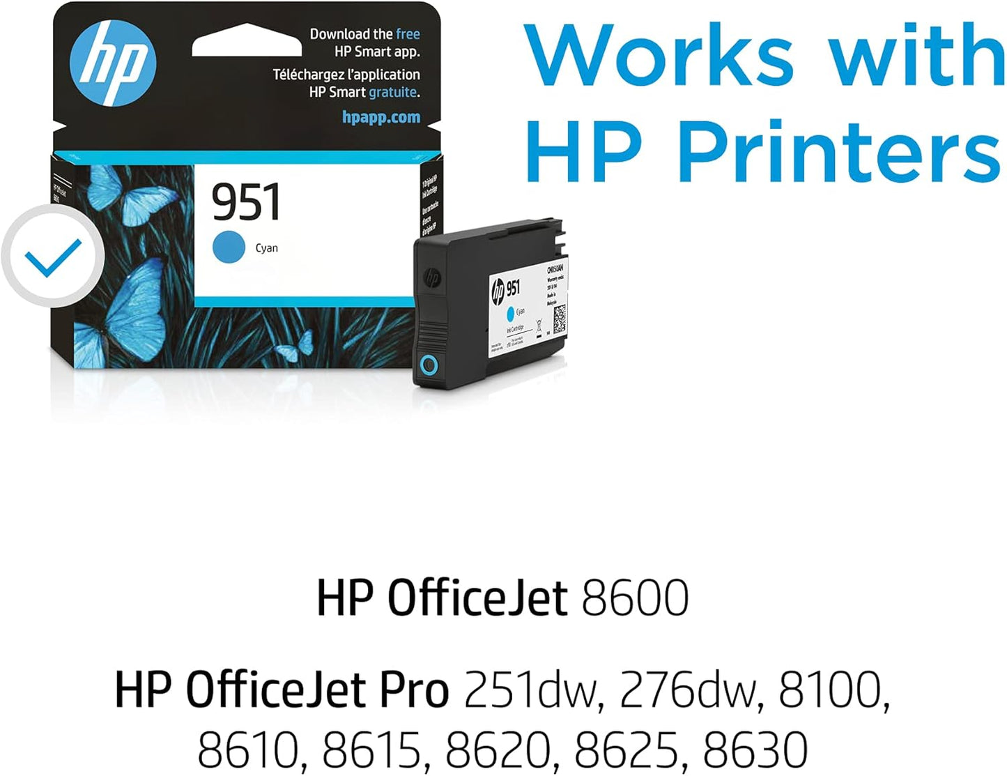 HP CN050AN#140 951 Cyan Original Ink Cartridge