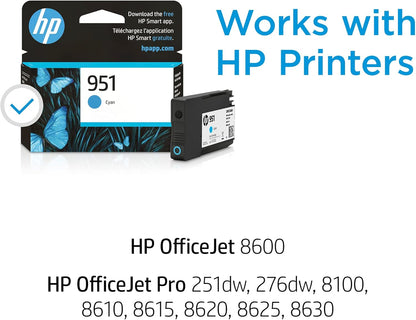 HP CN050AN#140 951 Cyan Original Ink Cartridge