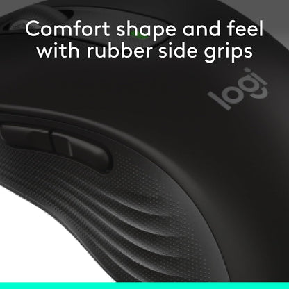 Logitech 910-006265 Signature M650L Wireless Mouse - Large, Black