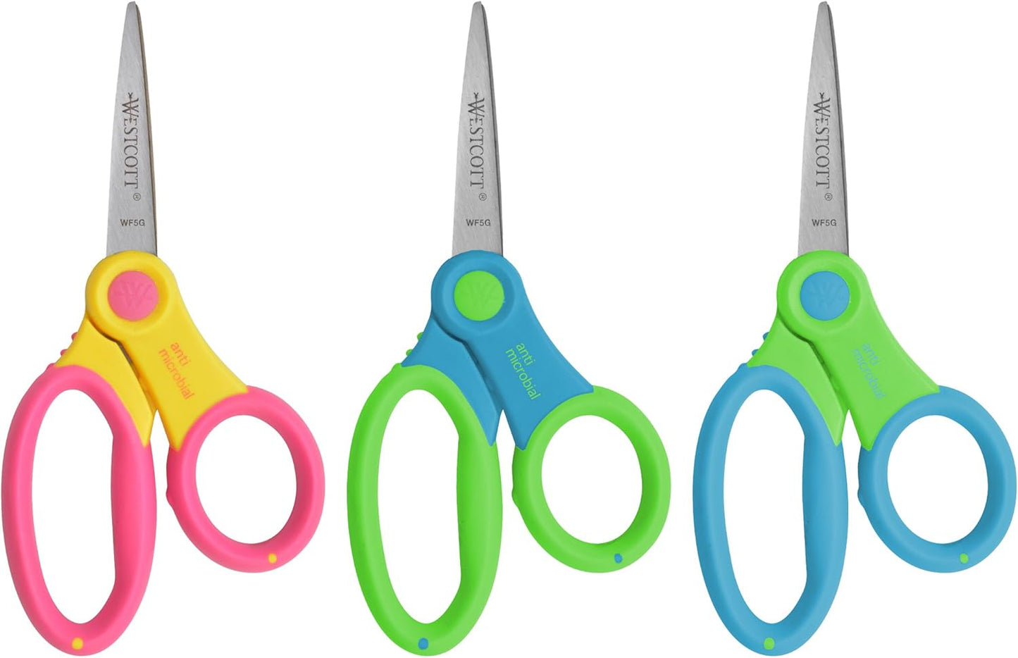 Westcott 14597 Kids Scissors 5-Inch, Right/Left Handed