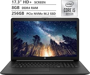 HP 17-by3613dx 17.3" Laptop i5-1035G1, 8GB, 256GB SSD