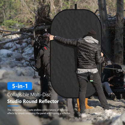 Neewer 10071558 47"x71" 5-in-1 Collapsible Light Reflector