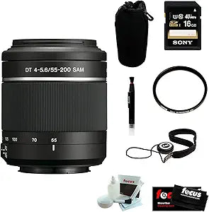 Sony Alpha SAL-55200 Telephoto Zoom Lens Kit — main product image