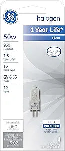 GE 97670 Halogen T3 Light Bulb 50W — main product image