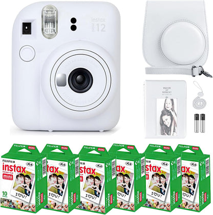 Fujifilm Instax Mini 12 Camera with Film & Accessories Bundle