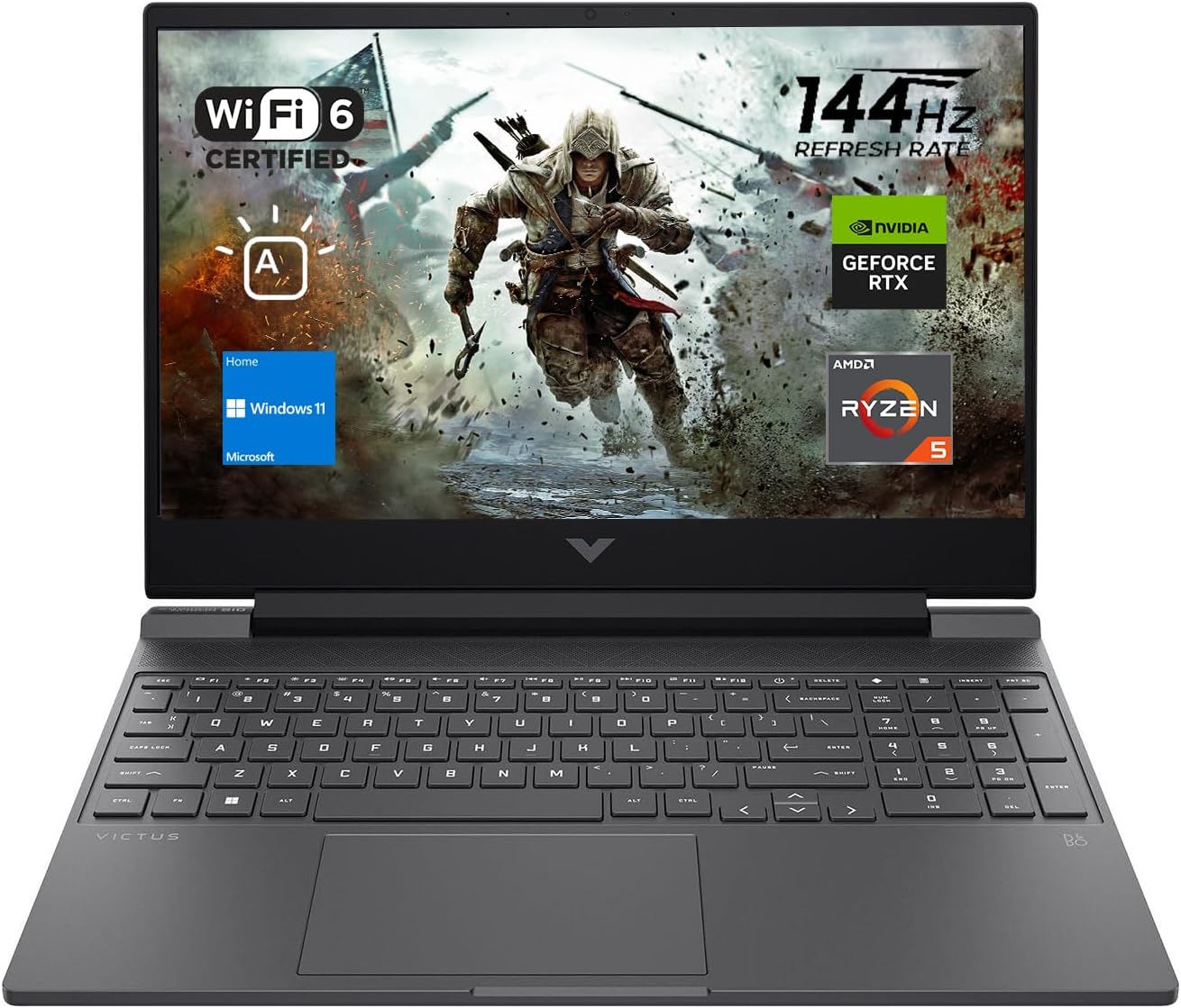 HP TPN-Q279_598U1AV Victus 15" Ryzen 5 RTX 2050 Gaming Laptop