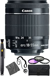 Canon 18-55 STM K1 EF-S Lens Bundle