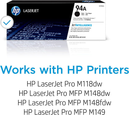HP HPCF294A 94A Black LaserJet Toner Cartridge