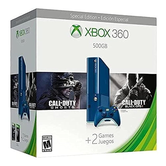 Microsoft B00PIYUWD8 Xbox 360 - Blue Console Bundle - COD Games