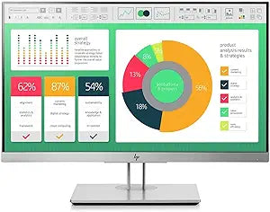 HP EliteDisplay E223 22-Inch FHD IPS Monitor Silver — main product image
