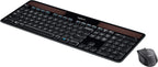 Logitech MK750 Wireless Solar Keyboard and Mouse Combo