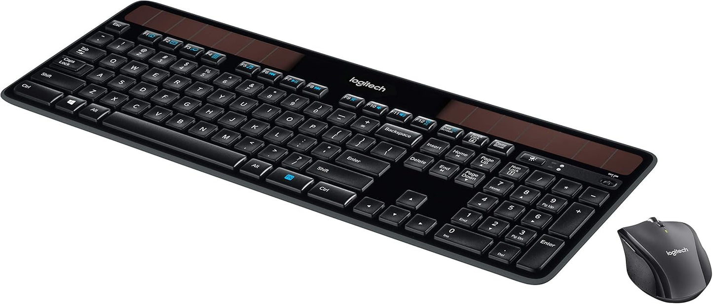 Logitech MK750 Wireless Solar Keyboard and Mouse Combo