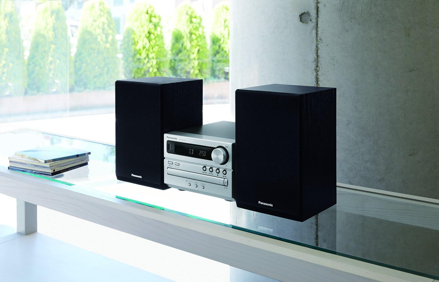 Panasonic SC-PM250-S CD Stereo System with Bluetooth