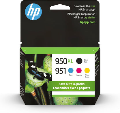 HP C2P01FN 950XL/951 Ink Cartridge 4-Pack