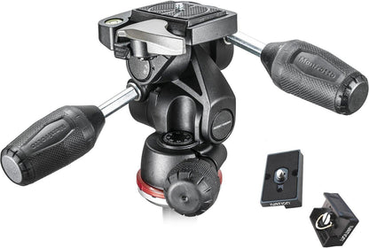 Manfrotto MH804-3W Tripod Head with Quick Release Plates