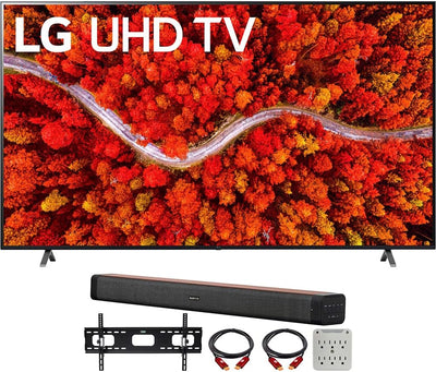 LG E2LG86UP8770PUA 86" 4K UHD TV + Soundbar Bundle