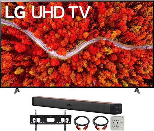 LG E2LG86UP8770PUA 86" 4K UHD TV + Soundbar Bundle