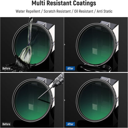 Neewer 10103189 72mm True Color ND2-ND400 Filter