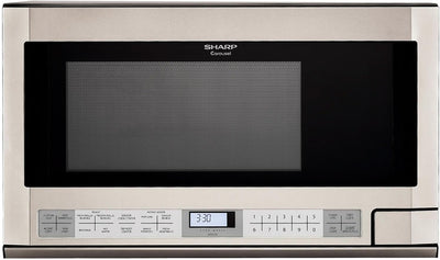 Sharp R-1214T 1.5 Cu. Ft. Over-the-Counter Microwave