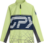 Spyder 38C125306 Boys' Web Half Zip T-Neck Base Layer