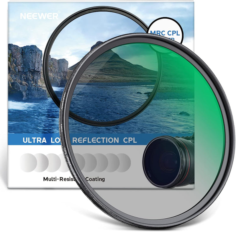 Neewer 10100279 77mm CPL Polarizing Filter HD Optical Glass — main product image