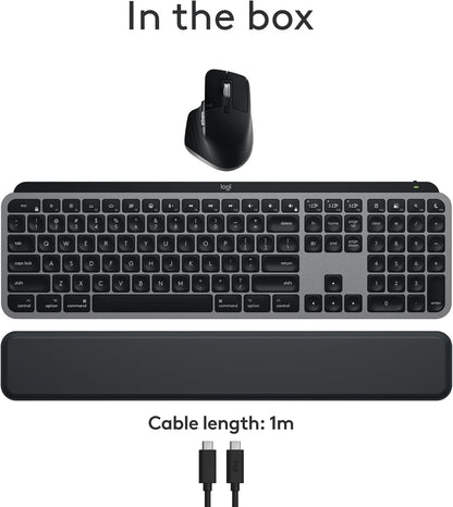 Logitech 920-012592 MX Keys S Combo for Mac - Space Grey