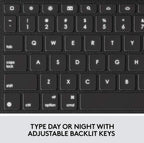 Logitech 920-009608 Combo Touch iPad Keyboard Case with Trackpad