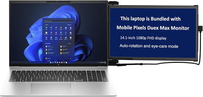 HP EliteBook 860 G10 i5 Laptop with Duex Max Monitor