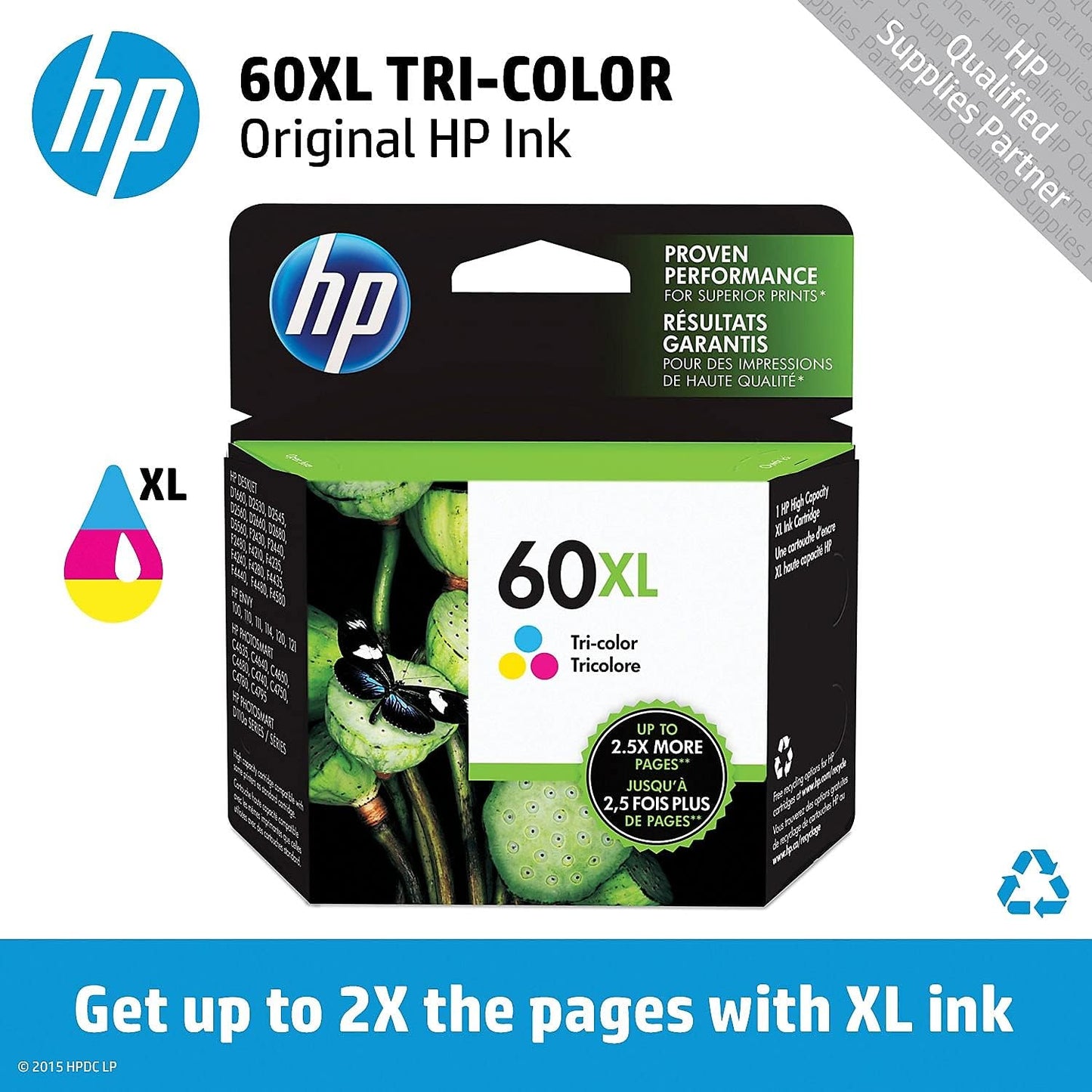 HP CZ073FN 61 Black Ink Cartridge Twin Pack