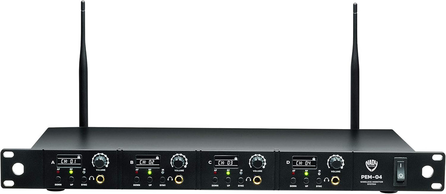 Nady PEM-04 UHF Wireless In-Ear Monitor System + EB-6 Earbuds