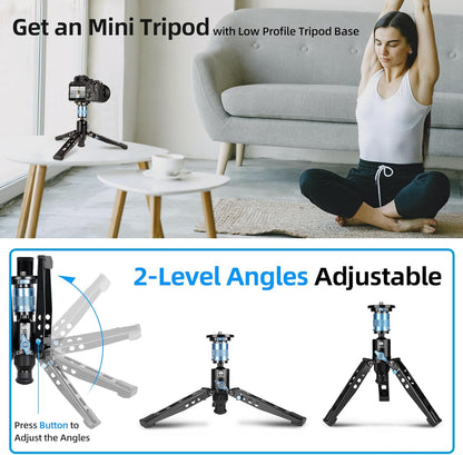 Sirui AM-404FL+QC-55 Monopod Feet Quick Release Plate