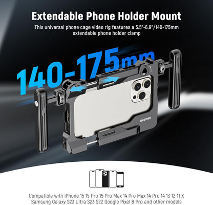 Neewer 10103499 Smartphone Video Rig with 67mm Filter Adapter
