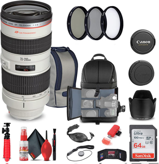Canon 2569A004 EF 70-200mm f/2.8L USM Lens Kit