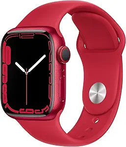 Apple Watch Series 7 41mm GPS + Cellular Red (Renewed)