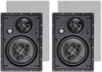Monoprice 134200 8-Inch Carbon Fiber In-Wall Speakers