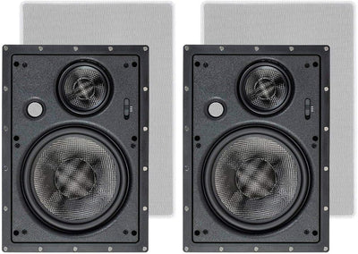 Monoprice 134200 8-Inch Carbon Fiber In-Wall Speakers