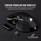 Corsair CH-9317011-NA Ironclaw Wireless RGB Gaming Mouse