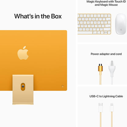 Apple MGPF3LL/A iMac M1 24-inch Yellow Renewed